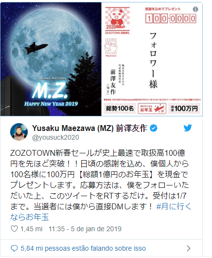 o Tweet mais compartilhado do mundo